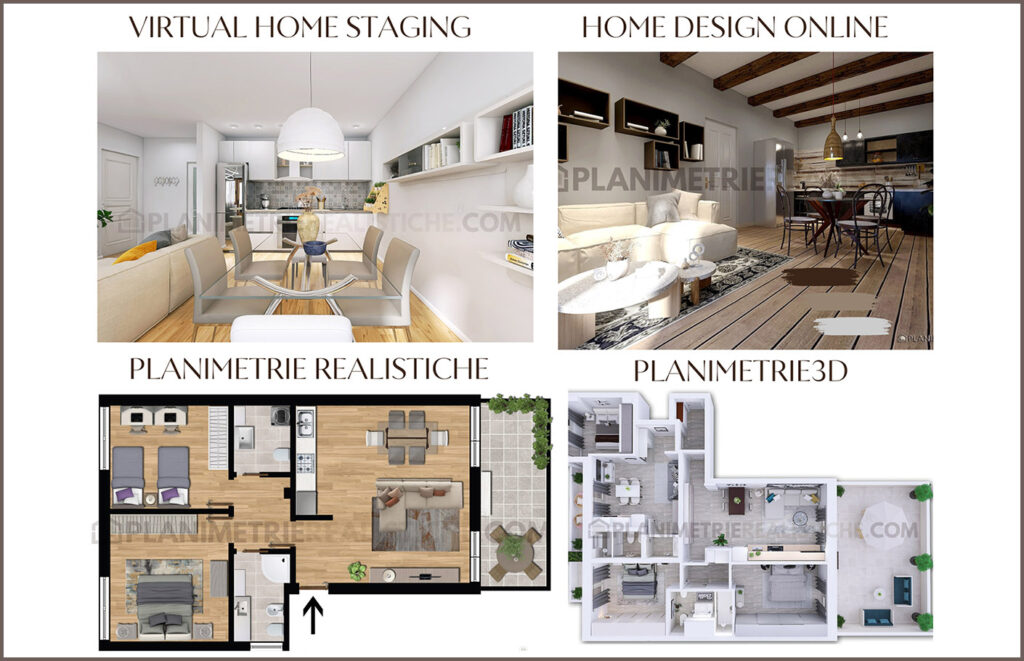 virtual home staging - planimetrie - home design